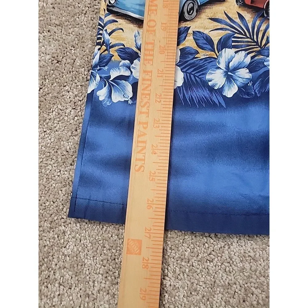 Vintage Aloha Republic Hawaiian Shirt Men's Size M Blue Button Up‎ beach - Picture 11 of 11